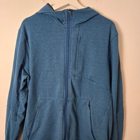 Lululemon Men's Size XL City Sweat Full-Zip Hoodie Sweatshirt Poseidon Blue - Picture 3 of 9